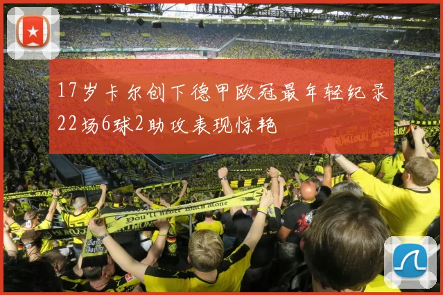 17岁卡尔创下德甲欧冠最年轻纪录22场6球2助攻表现惊艳