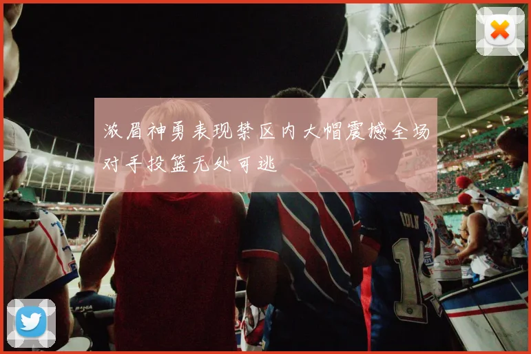 浓眉神勇表现禁区内大帽震撼全场对手投篮无处可逃